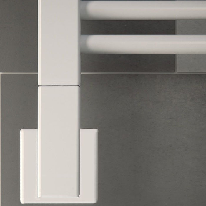 Neoinox Eco Полотенцесушитель 75x60см, электрический, box, цвет: белый матовый