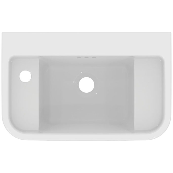 Ideal Standard Calla Раковина 50x32xh18см, подвесная, с 1 отверстием, Sx, с крепежом, цвет: белый глянец