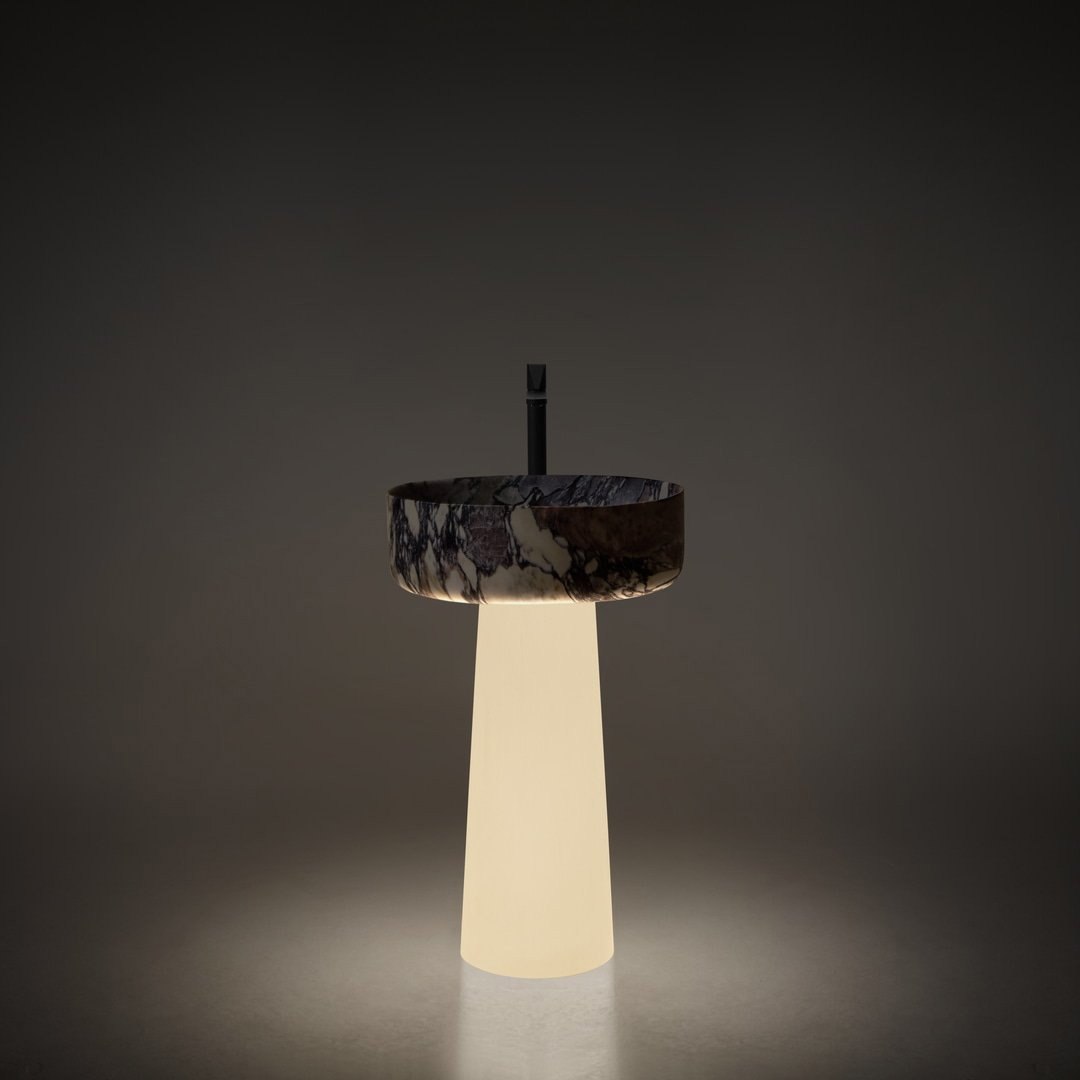 обновление экспозиции Antonio Lupi напольной раковиной Album Lux