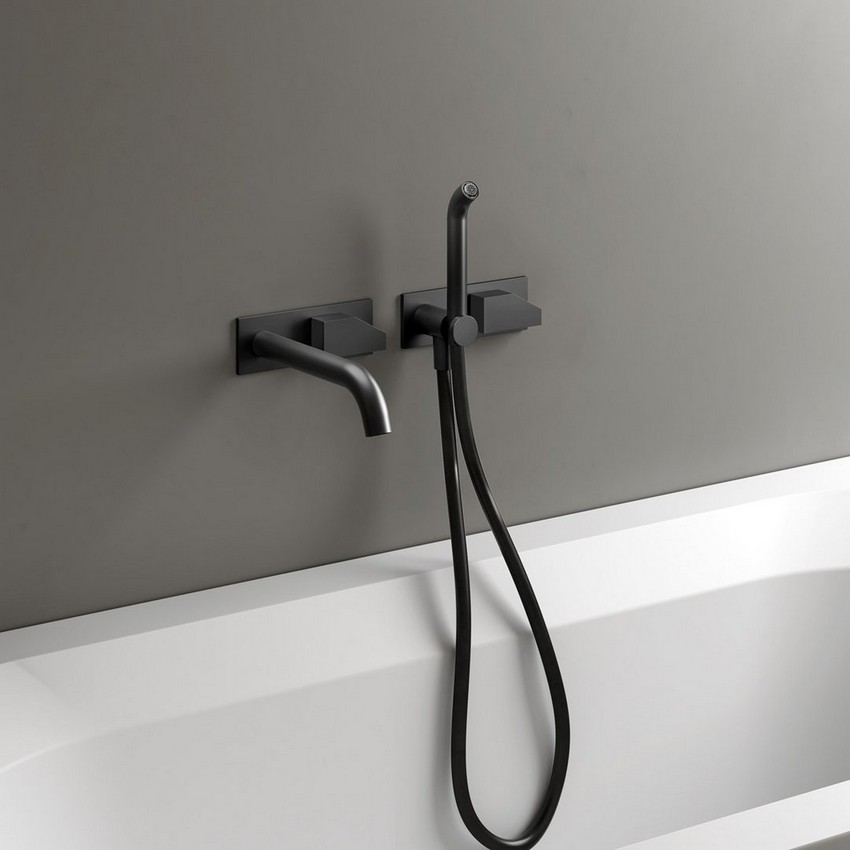Смесители из нержавеющей стали AISI 316L с покрытиями Ottone, Oro, Rame, Cromo Nero. Итальянское производство, геометричный дизайн, долгий срок службы.