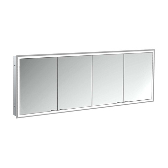 Emco Prime Зеркальный шкаф 200см., с подсветкой LED Facelift встраив. модель, 4-дверки, IP 20 зеркальная задняя стенка
