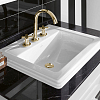 Villeroy&Boch Hommage Раковина 63х52.5 см, 3 отв., прямоугольная, с переливом, с антигрязевым покрытием CeramicPlus, цвет: белый