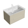 Kerama Marazzi Elegance Тумба 80см., подвесная, 2 ящика, цвет: жемчужный лён