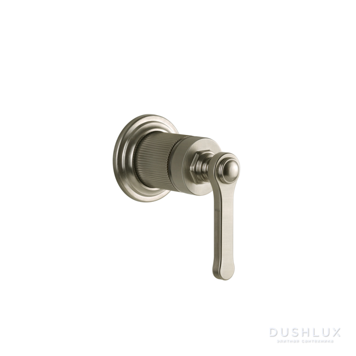 Фото Gessi Venti20 Смеситель для душа, встраиваемый, внешняя часть, цвет: Finox Brushed Nickel