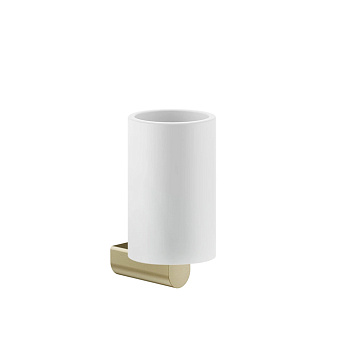 Gessi Rilievo Стакан подвесной, цвет: Brushed Brass PVD