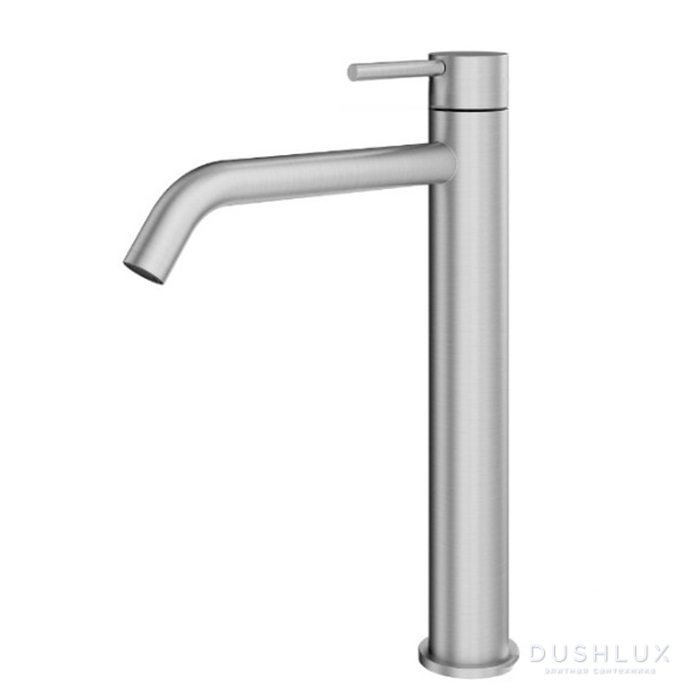 Фото Plumberia Selection IXO Смеситель для раковины, высокий, 1 отв., цвет: хром брашированный