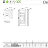 Irsap Dedalo Полотенцесушитель 160x66x9см., электрический, цвет: черный матовый