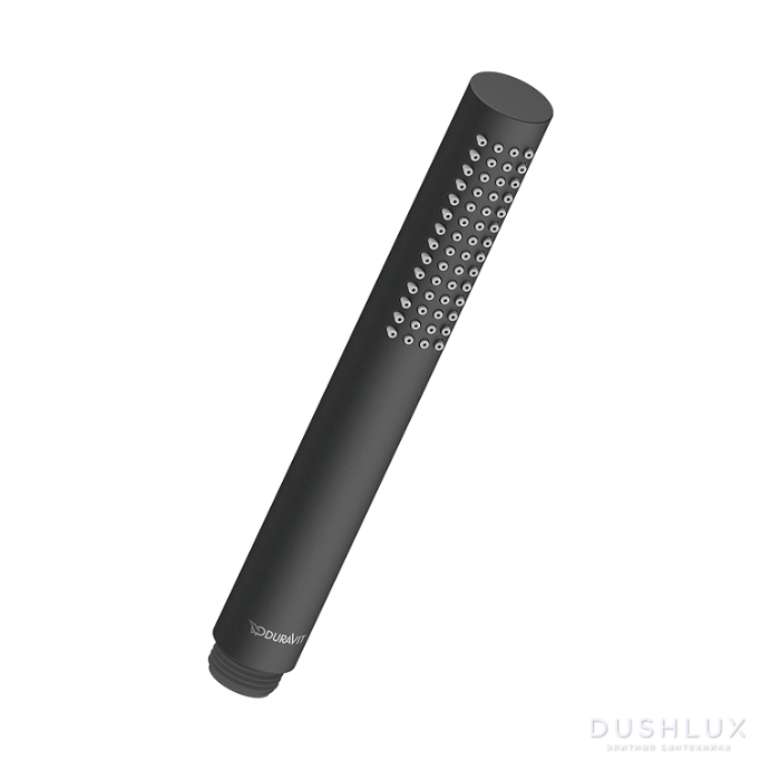 Фото Duravit Shower Ручной душ, 1 режим: дождь, цвет: черный матовый