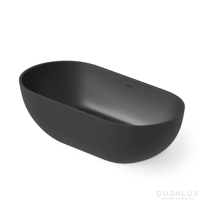 Фото Dea Design Shadow Ванна 165x82x52см., отдельностоящая, Solid Surface, цвет: Black №16