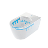 Duravit Me by Starck Комплект: подвесной унитаз 56x37см, Rimless 252909+ сиденье с мягким закрыванием 002009, цвет: белый