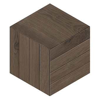 Fap Fapnest Керамогранит, 37,5х43см., фоновая, универсальная, мозаика cube, цвет: brown matt