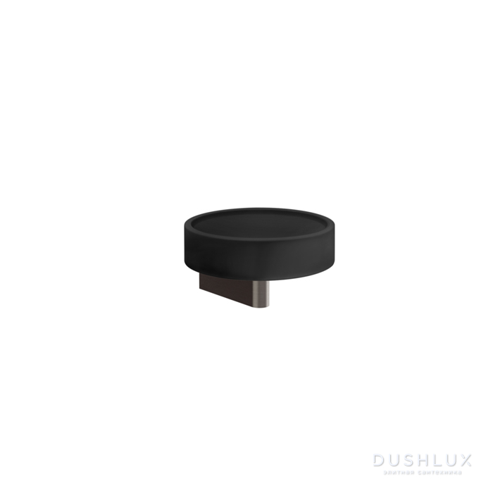 Фото Gessi Origini Мыльница подвесная, цвет: черный матовый/Black Metal Brushed PVD