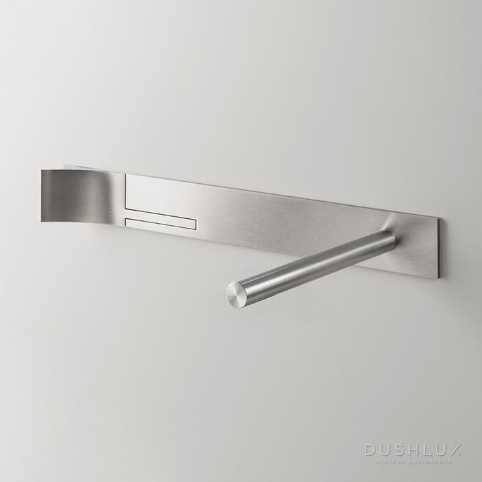 Фото CEA Design CUT PLUS Смеситель для раковины, настенный, цвет: нержавеющая сталь