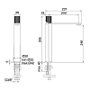 Treemme 3.6mm Смеситель для раковины, 1 отв., цвет: нержавеющая сталь