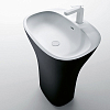Falper Scoop Раковина 66х49х87 см, 1 отв., напольная, цвет: черный