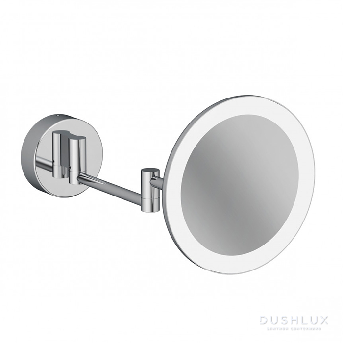 Фото Kludi Vela R Зеркало косметическое, настенное, одностороннее, цвет: хром