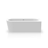 Knief Wall Corner L Ванна в правый угол 165x75х58см., с щелевым переливом, без сл-пер, цвет: белый матовый