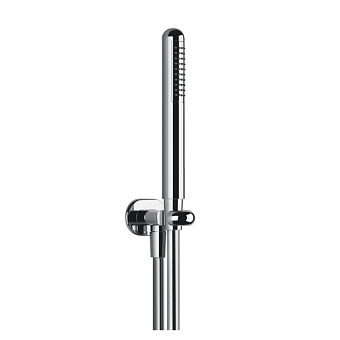Gessi Goccia Душевой комплект: вывод воды на 1/2”, держатель и ручной душ, цвет: хром
