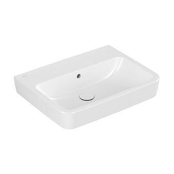 Villeroy&Boch O.novo раковина 60x46x17.5см., без отв., подвесная, с переливом, цвет: альпийский белый