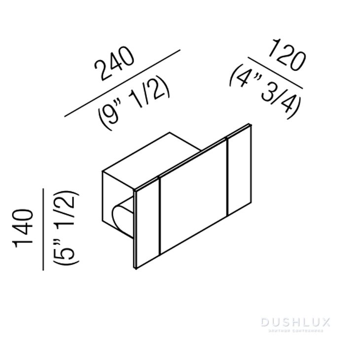 Agape Sen Встроенный смеситель для раковины без излива, цвет: черный ...