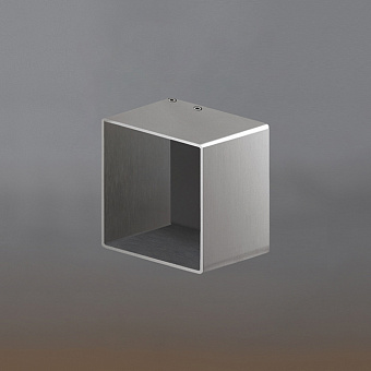 CEA Design DUET Полочка 12x8.5x12см, подвесная, цвет: нержавеющая сталь