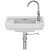 Ideal Standard Calla Раковина 50x32xh18см, подвесная, с 1 отверстием, Dx, с крепежом, цвет: белый глянец