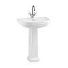 Burlington Riviera Раковина 65x47см, подвесная, с 1 отв., цвет: белый
