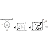 Villeroy&Boch Vicare Унитаз 36х49х46см., напольный, горизонтальный смыв (с полкой), DirectFlush, цвет: альпийский белый