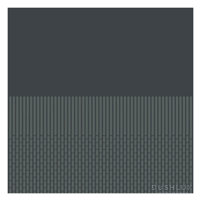 Фото Mutina Tape Керамогранит 20.5х20.5см, универсальная, глазурованный, цвет: grainy half black