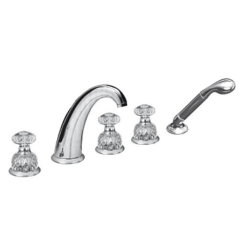Cristal et Bronze Millesime Dome Смесители для ванны, цвет: хром