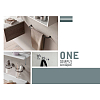 Inda One Крючок двойной, цвет: хром