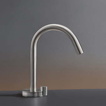 CEA Design GIOTTO Кран для раковины 20.5см., 1 отв., для горячей или холодной воды, цвет: нержавеющая сталь