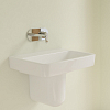 Villeroy&Boch O.novo раковина 65x46x17.5см., без отв., подвесная, без перелива, цвет: альпийский белый