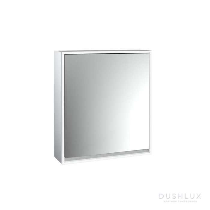 Фото Emco Loft Зеркальный шкаф 60см., с подсветкой LED навесная модель, 1-дверка, петли справа зеркальная задняя стенка