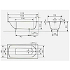 Kaldewei Saniform Plus Ванна 170x70x41см., цвет: белый