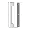 Decor Walther Omega 50 Светильник настенный 4x8.5x50.5см, 1x S14S 50cm 2 Socket, цвет: хром