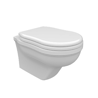 Flaminia Efi Унитаз подвесной 54x36xh32см, цвет: белый глянцевый