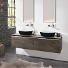 Villeroy&Boch Artis Раковина 43x43x13см., накладная, цвет: черный/белый