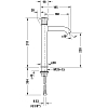 Duravit White Tulip Смеситель для раковины, 1 отв., цвет: хром