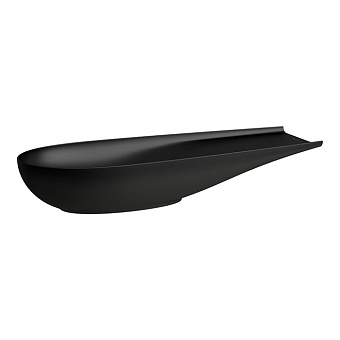 Laufen Alessi One Раковина-чаша 100х38х17см., без отв., без перелива, с покр. LCC, цвет: черный матовый