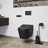 TOTO RP Унитаз 38x58см., подвесной, безободковый, сиденье Washlet RW, цвет: чёрный матовый