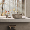 Dea Design Marble Forli Раковина 56x38x18см., накладная, без отв., мрамор, цвет: Stone Silk