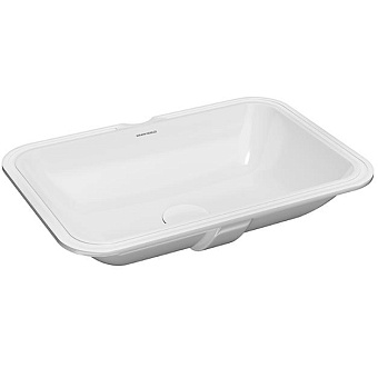 Kerama Marazzi Plaza Раковина 54.5х38см., встраиваемая снизу, без отв., цвет: белый глянцевый