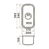Omoikiri Omi 20-U-IN Кухонная мойка 20x13x36,5см.,встраиваемая, цвет: нержавеющая сталь