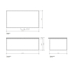 Decor Walther Brownie BOD2 Универсальная коробка 24.5x13x9.5см, настольная, цвет: белая кожа