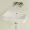 Villeroy&Boch O.novo раковина 55x46x17.5см., без отв., подвесная, с переливом, цвет: альпийский белый