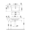 Duravit #1 Раковина подвесная 60х46 см, с 1отв., цвет: белый глянец