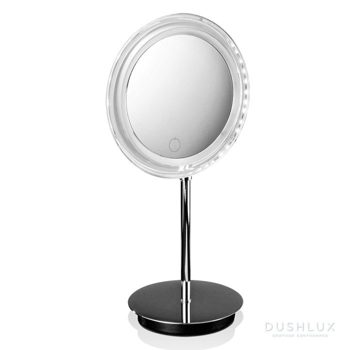 Фото Decor Walther BS 15 Touch Косметическое зеркало 20xh38см, настольное, увел. 5x, сенсорный вкл., подсветка LED, цвет: хром