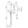 Newform X-Steel 316 Смеситель для раковины, 1 отв.,  без донного клапана, цвет: нержавеющая сталь