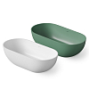 Dea Design Shadow Ванна 155x77x52см., отдельностоящая, Solid Surface, цвет: White №18